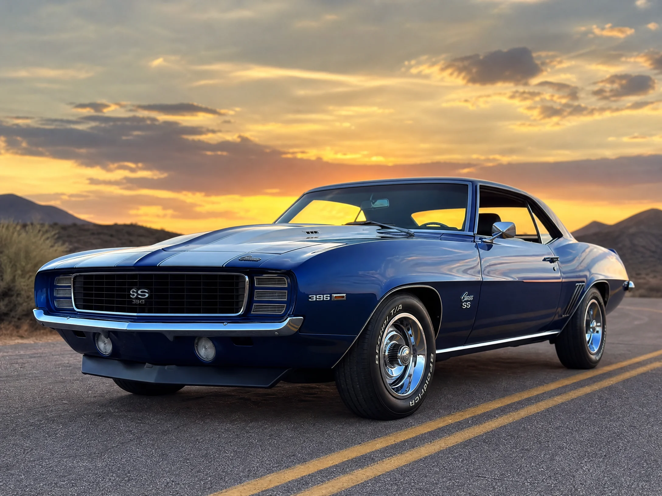 1969 Chev﻿rolet Camaro SS修复案﻿例